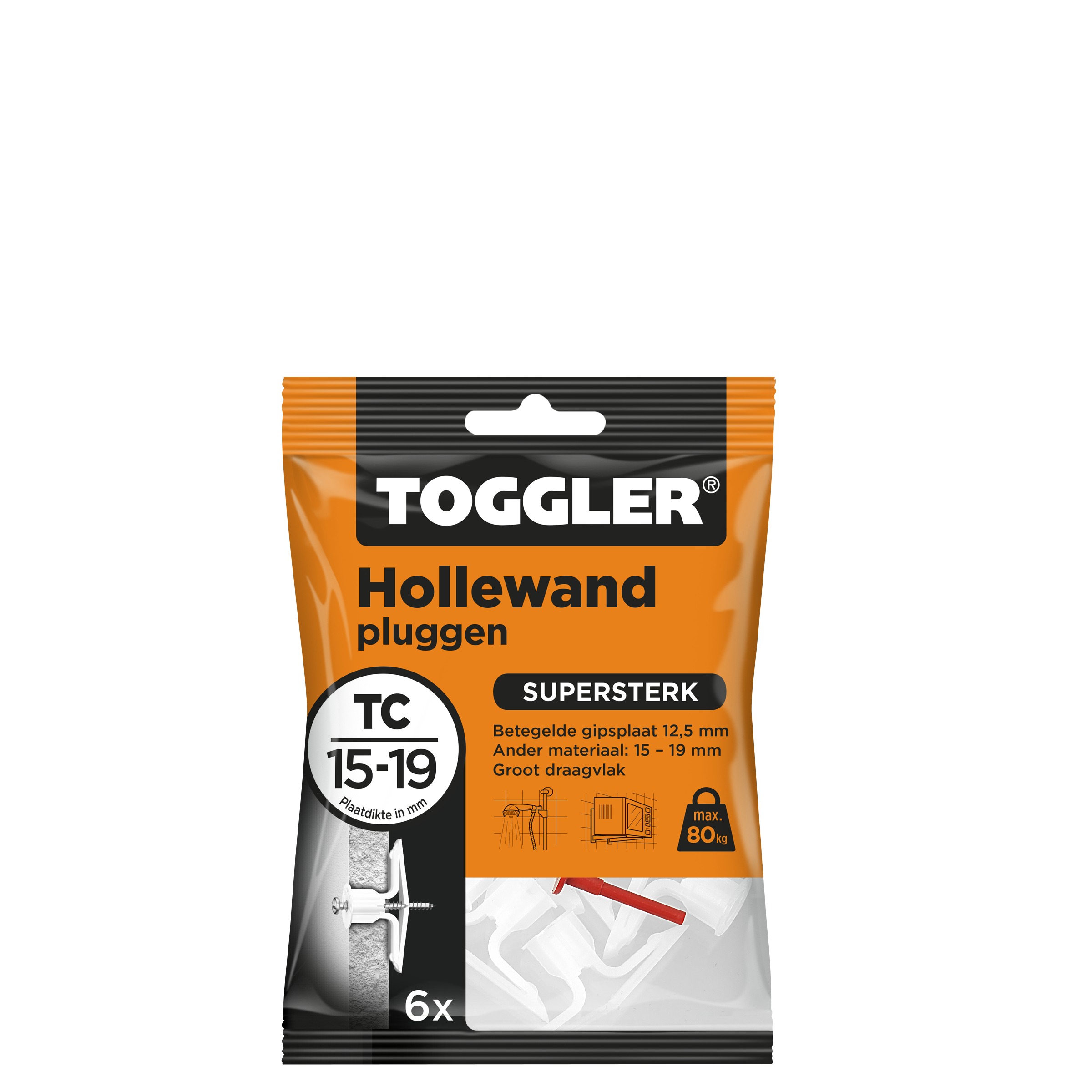 Toggler Hollewandplug Tc 6 16 19 Mm 6 Stuks toggler kopen in de aanbieding