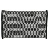 Differnz Badmat Wales Zwart Wit 50x80 cm