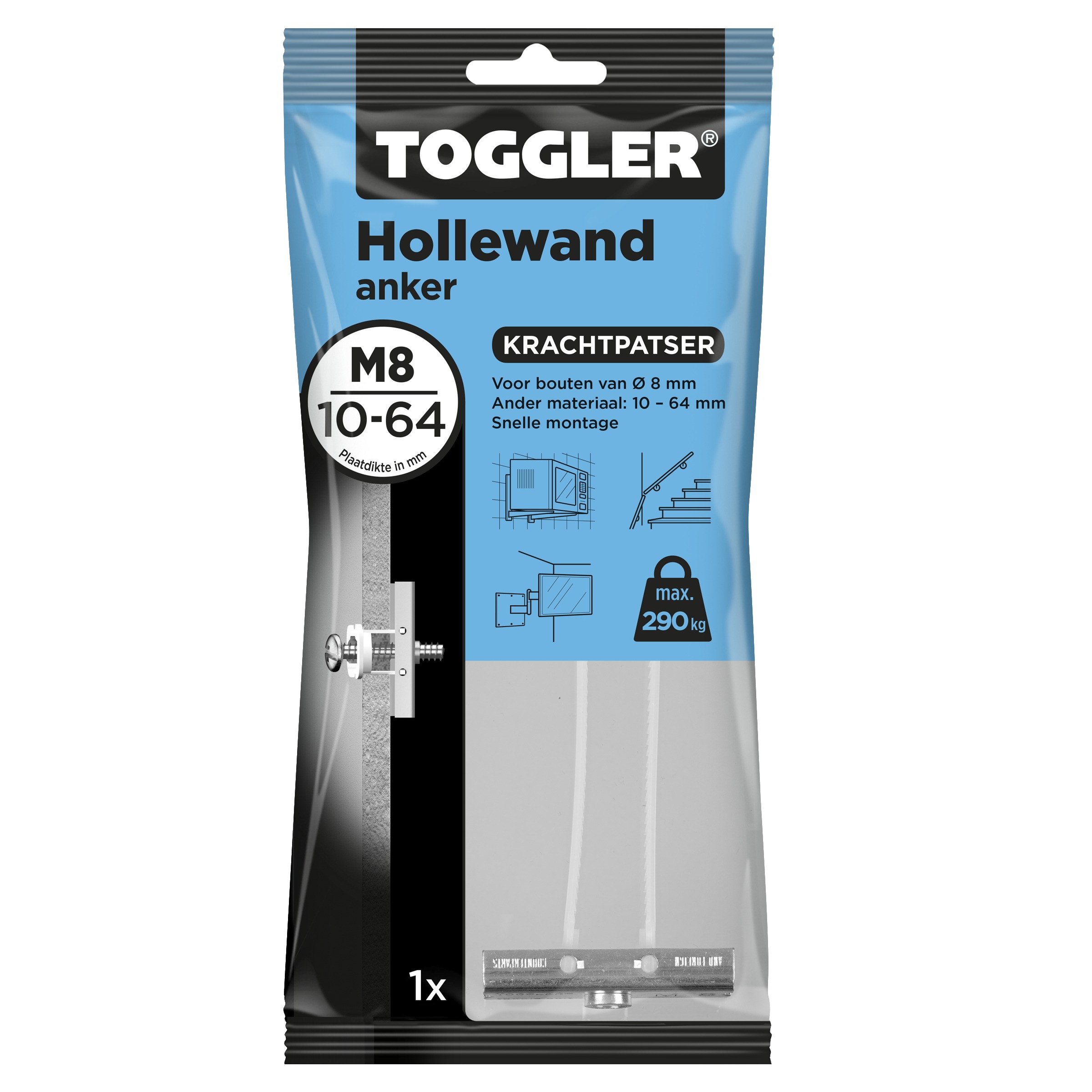 Toggler Hollewandanker M8 toggler kopen in de aanbieding