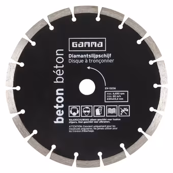 GAMMA diamantschijf 230mm beton