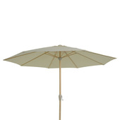 Gamma Parasol Lima Ecru Houtlook Ã300 cm aanbieding