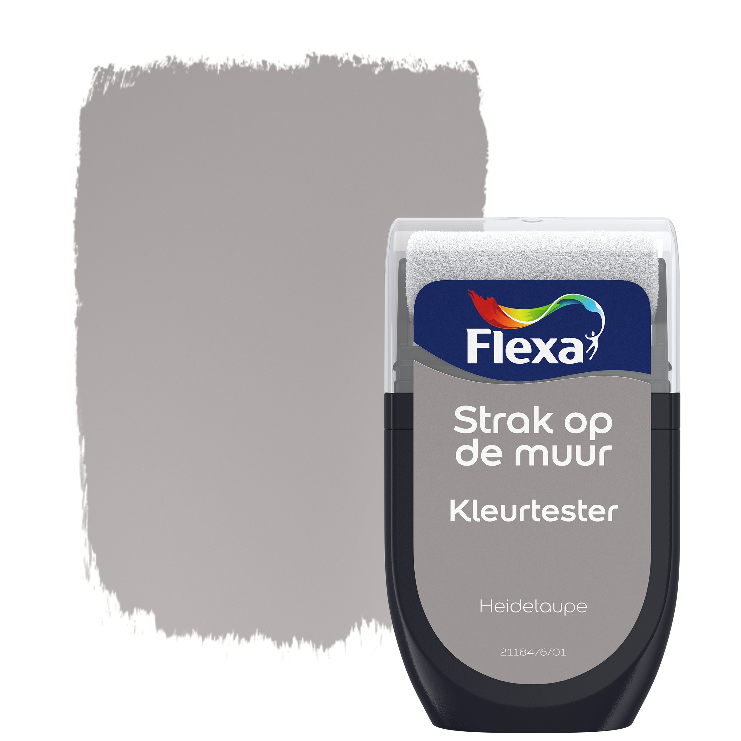 Flexa Strak Op De Muur Kleurtester Heidetaupe flexa kopen in de aanbieding