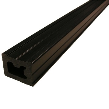 Duofuse grondbalk rechthoek HKC zwart 300 x 4,85 x 3,5 cm