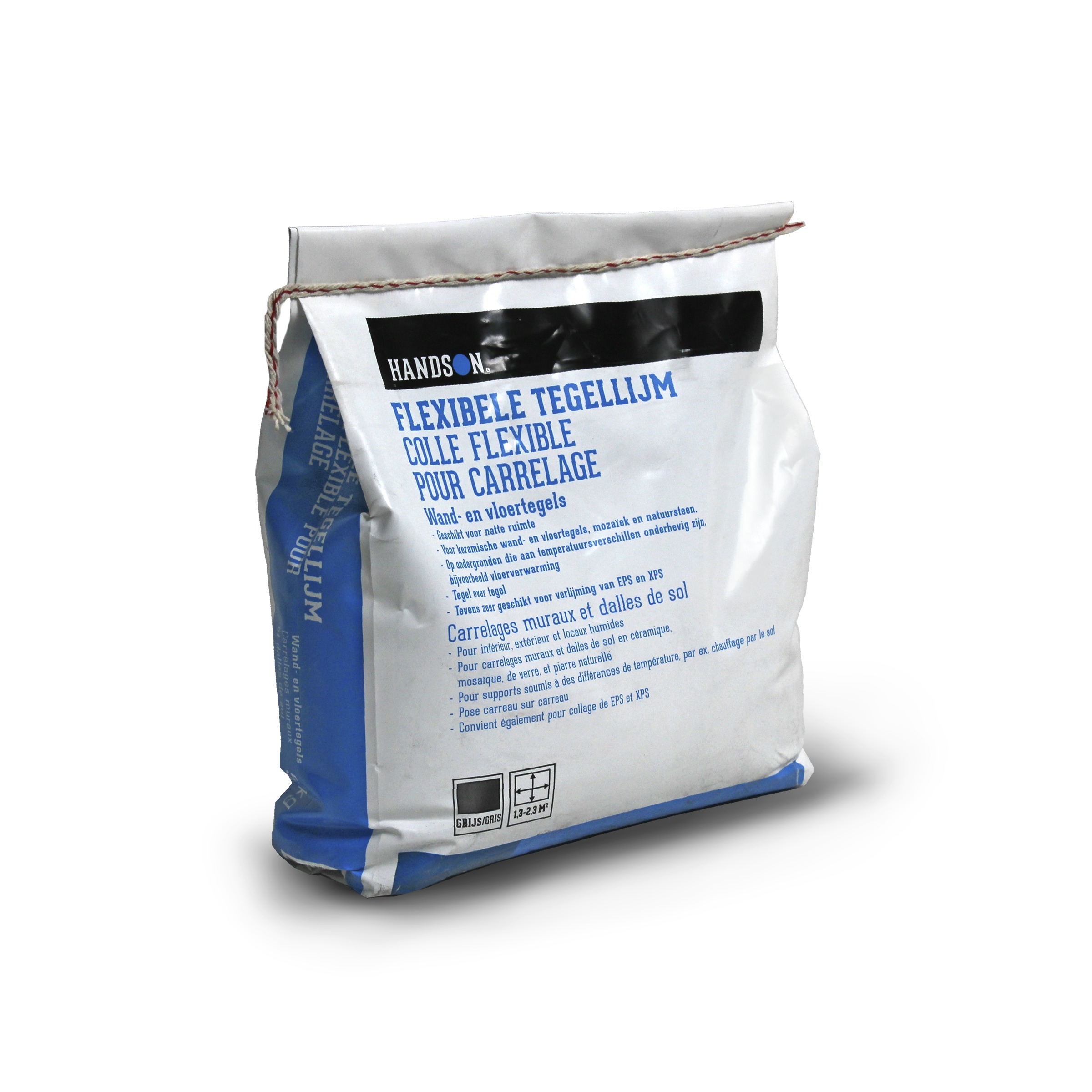 Handson Flexibele Tegellijm Grijs 5Kg handson kopen in de aanbieding