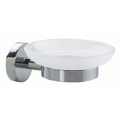 Tesa Smooz zeephouder gesatineerd glas chroom