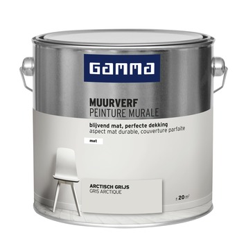 Vormen jacht donderdag GAMMA | GAMMA muurverf mat 2,5 L arctisch grijs kopen? | muurverf-kleur