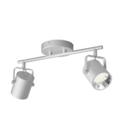 Philips opbouwspot Byre 2-lichts zilver
