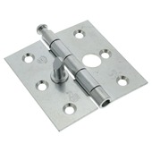 GAMMA Veiligheidsscharnier SKG 2-sterren 75x75 mm met rechte hoeken