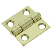 HANDSON Scharnier 25x25 mm vermessingd - 2 stuks