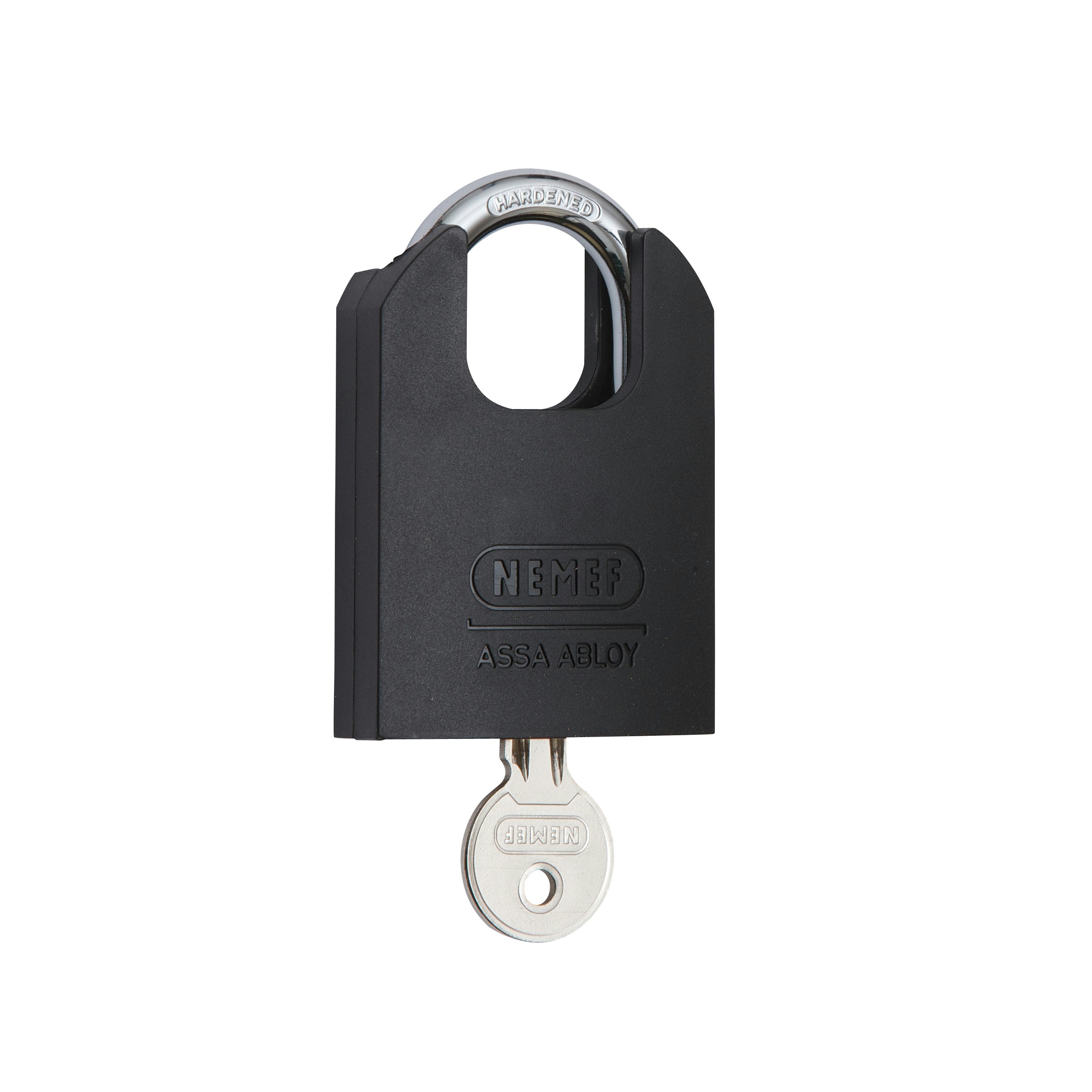 Nemef Hangslot Messing Zwart 40Mm nemef kopen in de aanbieding