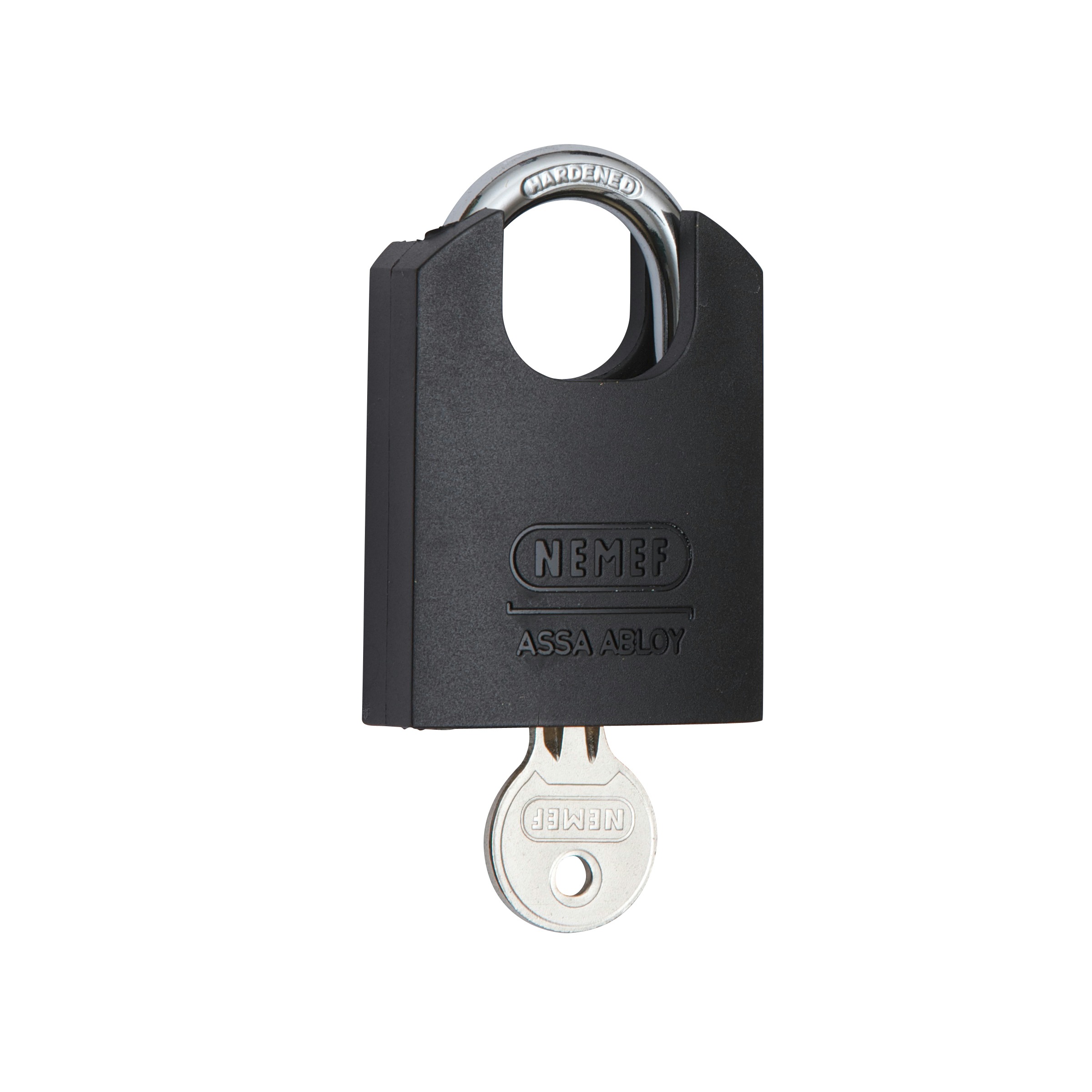 Nemef Hangslot Messing Zwart 50Mm nemef kopen in de aanbieding