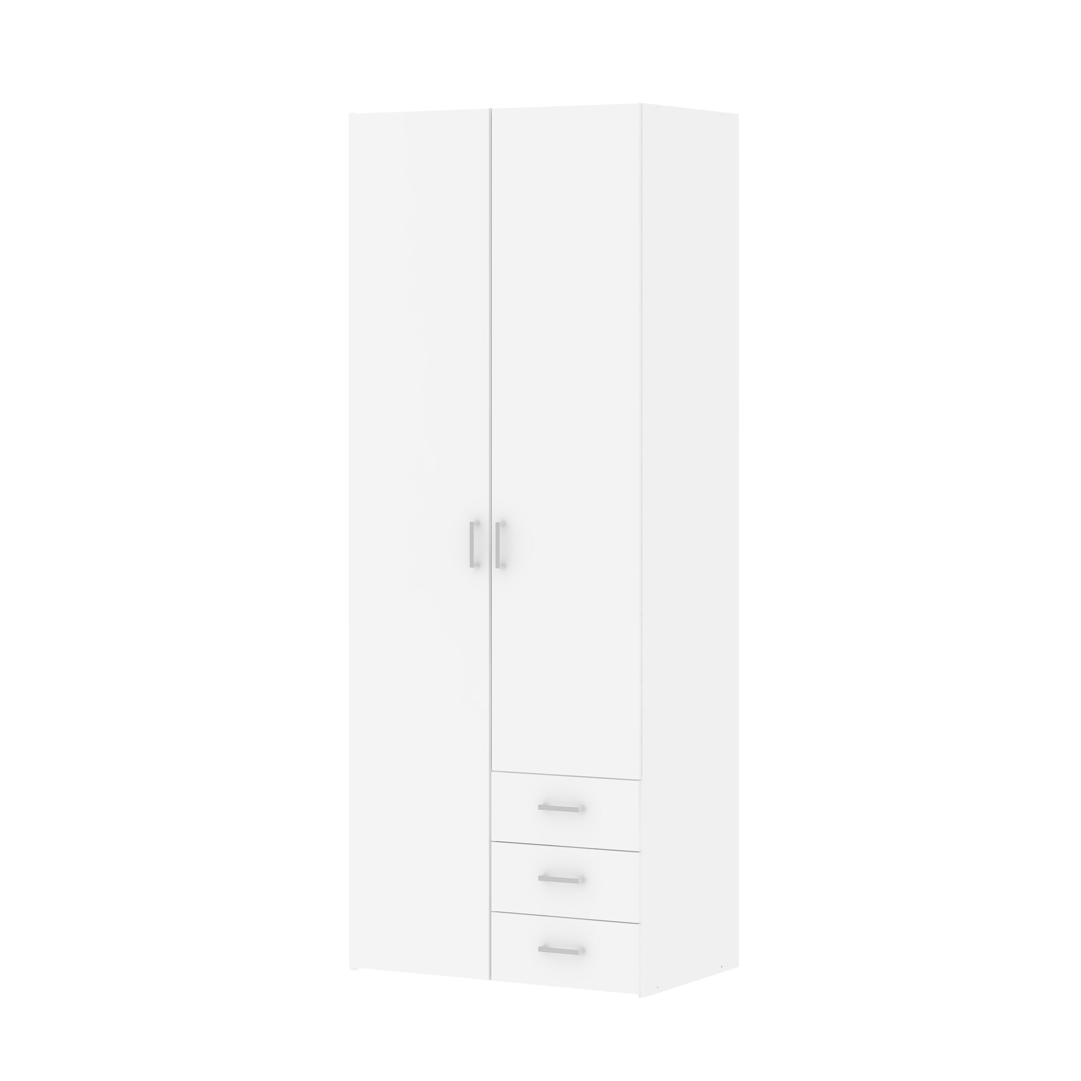Garderobekast Ivet 2 Deurs Wit huismerk kopen in de aanbieding
