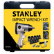 Stanley pneumatische slagmoersleutel + 16-delige accessoireset