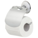 Tiger toiletrolhouder Ivy chroom/wit met klep