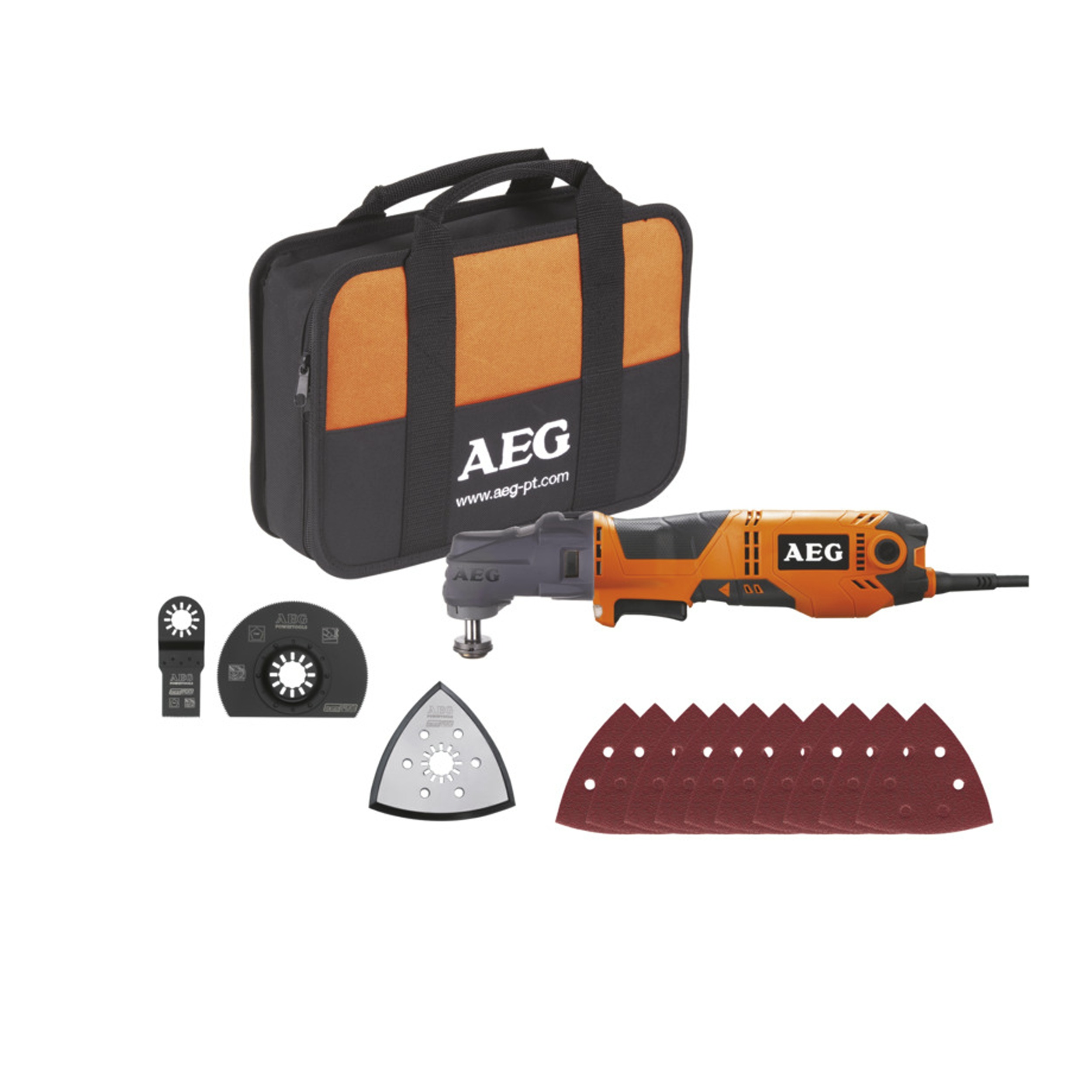 Aeg Multitool Omni 300 Set Met Tas aeg kopen in de aanbieding