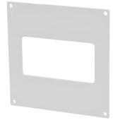 Sanivesk vlakkanaal afdekplaat wit 110x55 mm