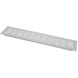 Sanivesk ventilatiestrip aluminium geanodiseerd 40x8 cm