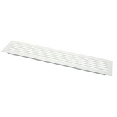 Sanivesk ventilatiestrip aluminium wit 40x8 cm