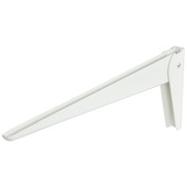 Duraline plankdrager opvouwbaar wit metaal 40 x 40 cm