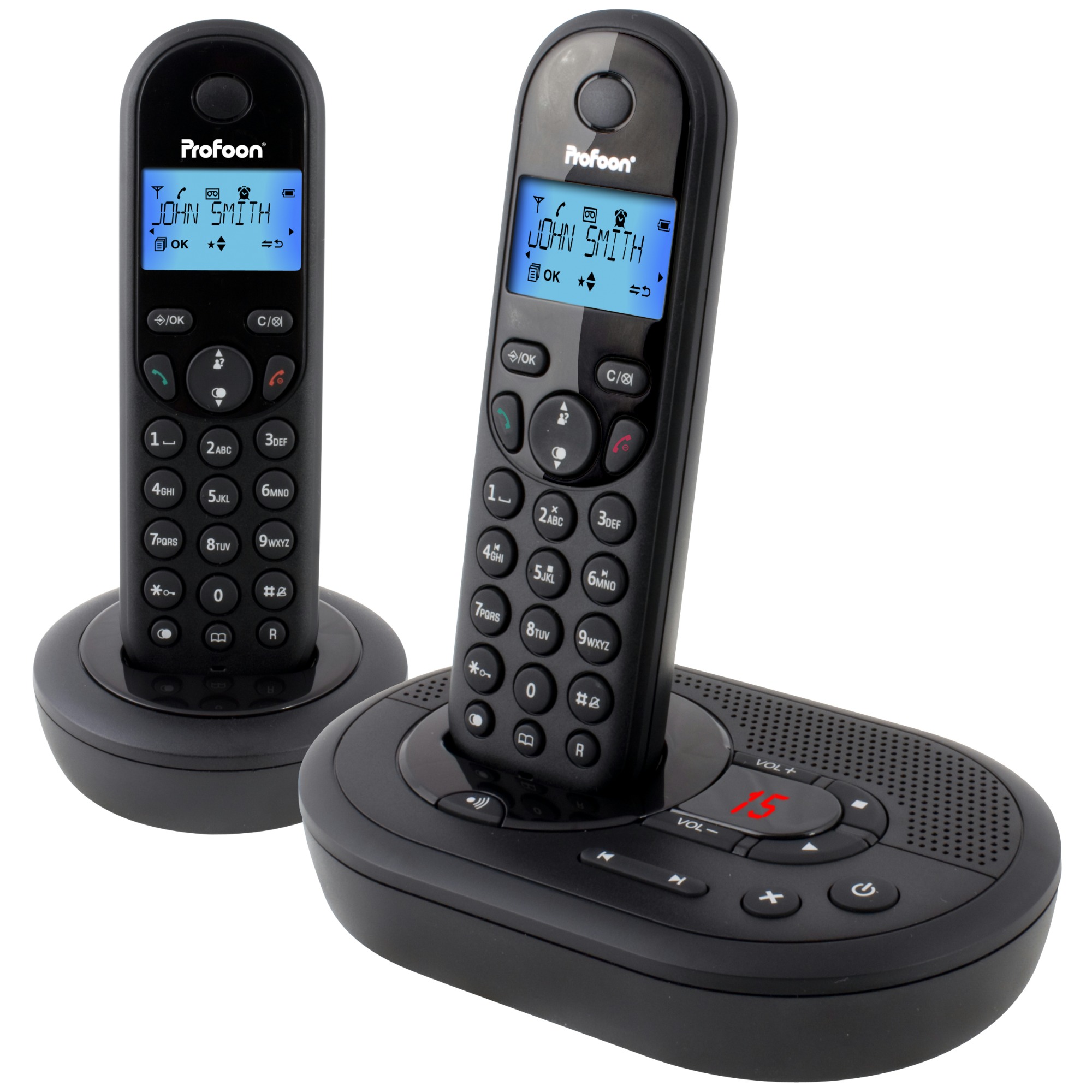 Profoon Dect Telefoon Twinset Met Antwoordapparaat Pdx 7325 Telefoons