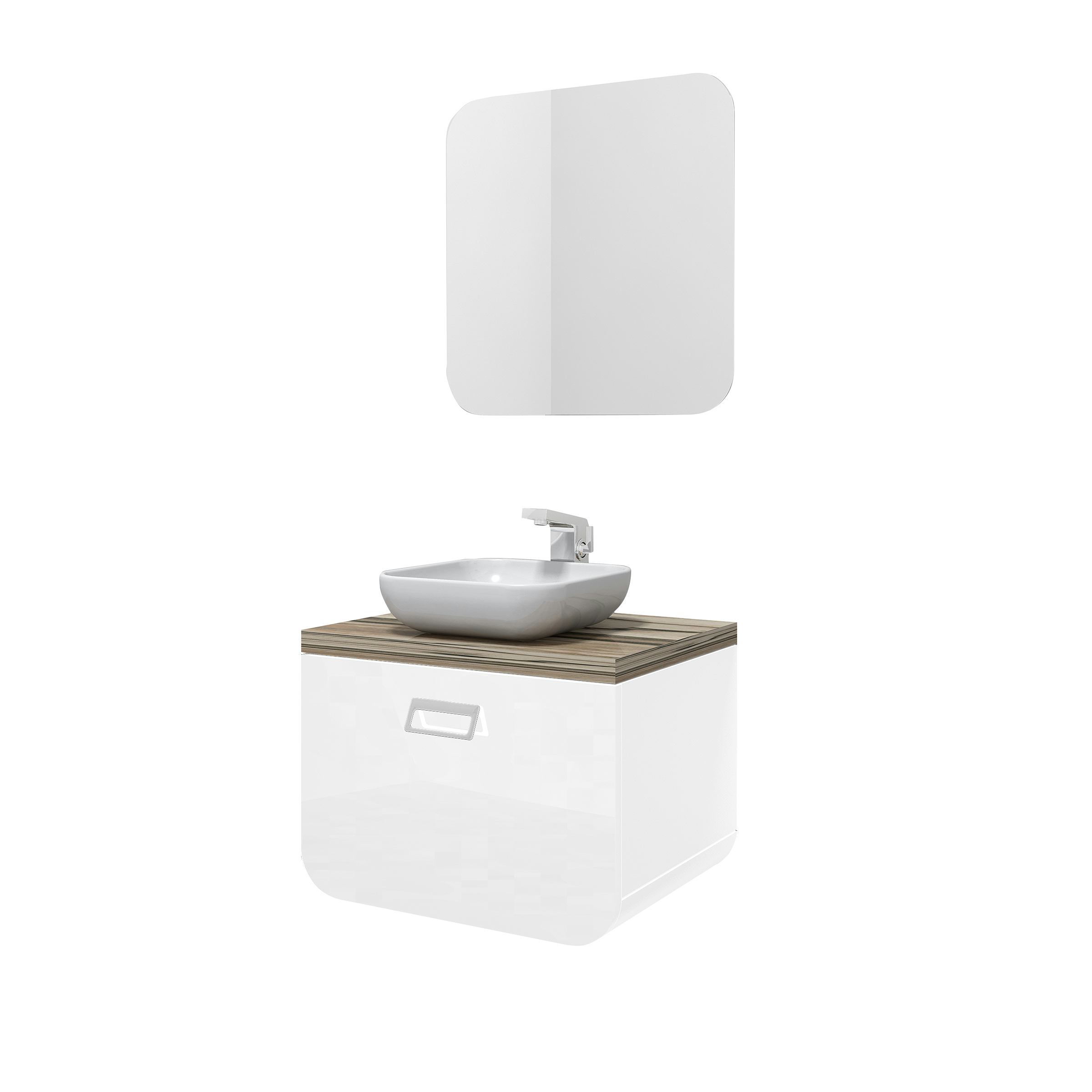 Tiger Ontario Meubel Spiegel Wit 60 tiger kopen in de aanbieding