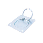 Luikring gegalvaniseerd 75x90mm