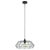 EGLO hanglamp Carlton zwart Ø45,5 cm
