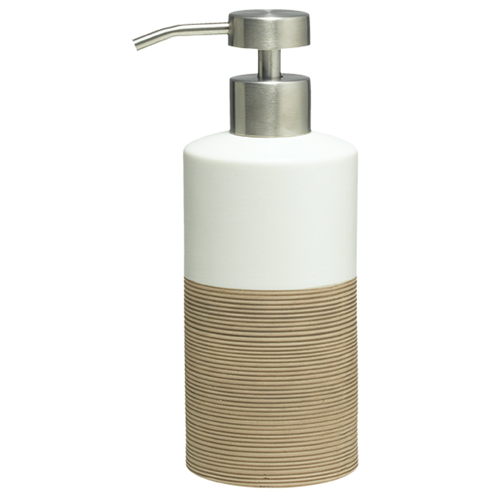 Sealskin Zeepdispenser Doppio Ecru sealskin kopen in de aanbieding