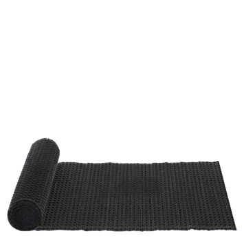 Tafelloper grijs moderne tafelloper kleurrijke tafelloper zwart bladeren polyester zwarte tafelloper afwasbaar tafelloper klein voor binnen en buiten eetkamer party vakantie 40x140cm