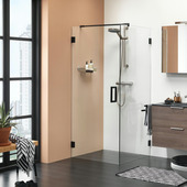 Sealskin zijwand voor swingdeur I AM 120x200cm zwart