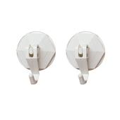 Tiger Haak met Zuignap Wit - 2 Stuks