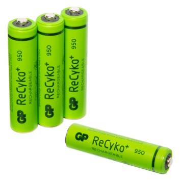 GP oplaadbare batterij penlite AAA 4 stuks