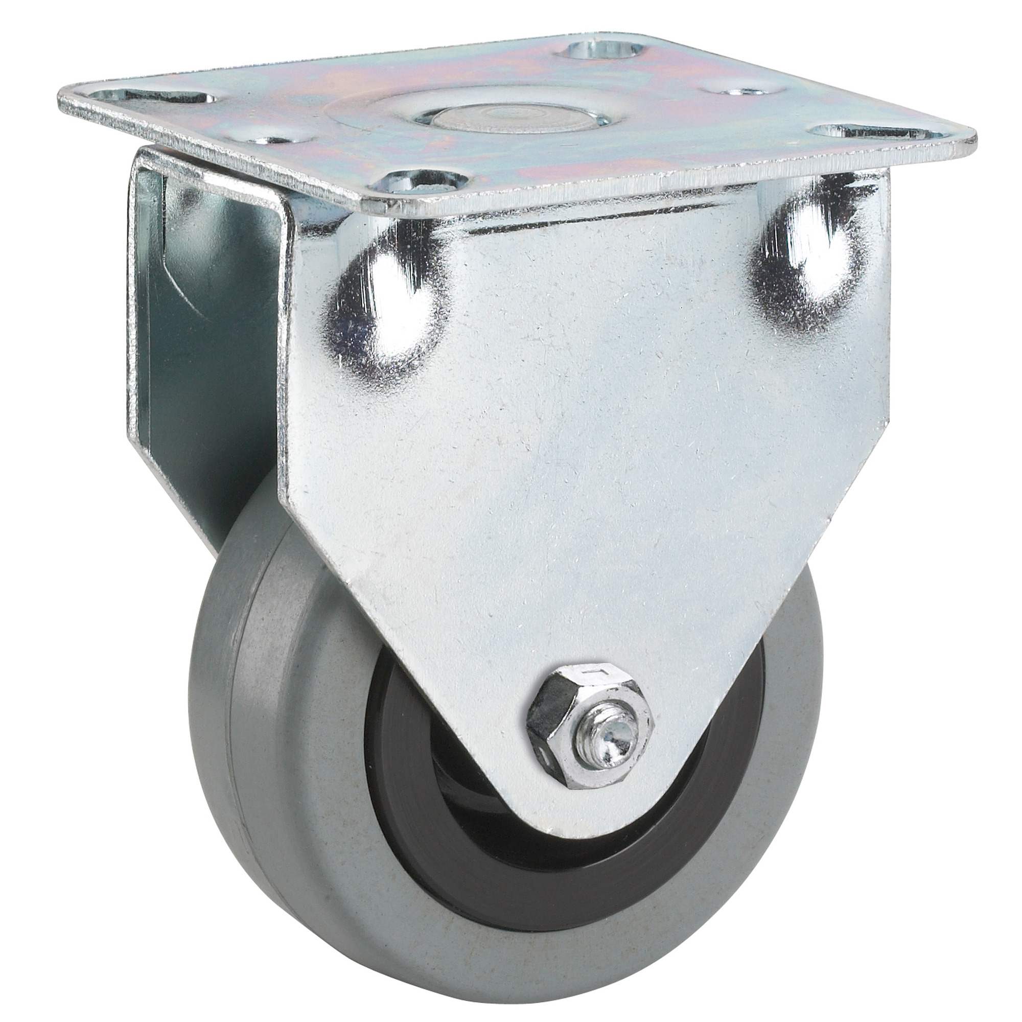 Dornerhelmer Bokwiel Met Plaat Maximaal 35 Kg Grijs 50 Mm dornerhelmer kopen in de aanbieding