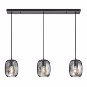 Hanglamp Nikki zwart Ø13,5 cm 