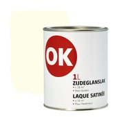 OK buitenlak zijdeglans gebroken wit 1 liter