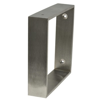 Duraline plankdrager geo 12x12cm rvs