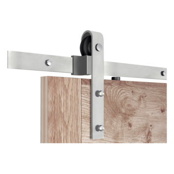 Schuifdeursysteem Industrieel RVS Complete Set Met Hangrollen Kopen 