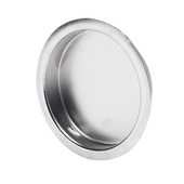 Essentials schuifdeurkom rond chroom 45 mm 2 stuks