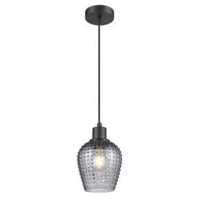 GAMMA hanglamp Yascha zwart Ø14 cm 