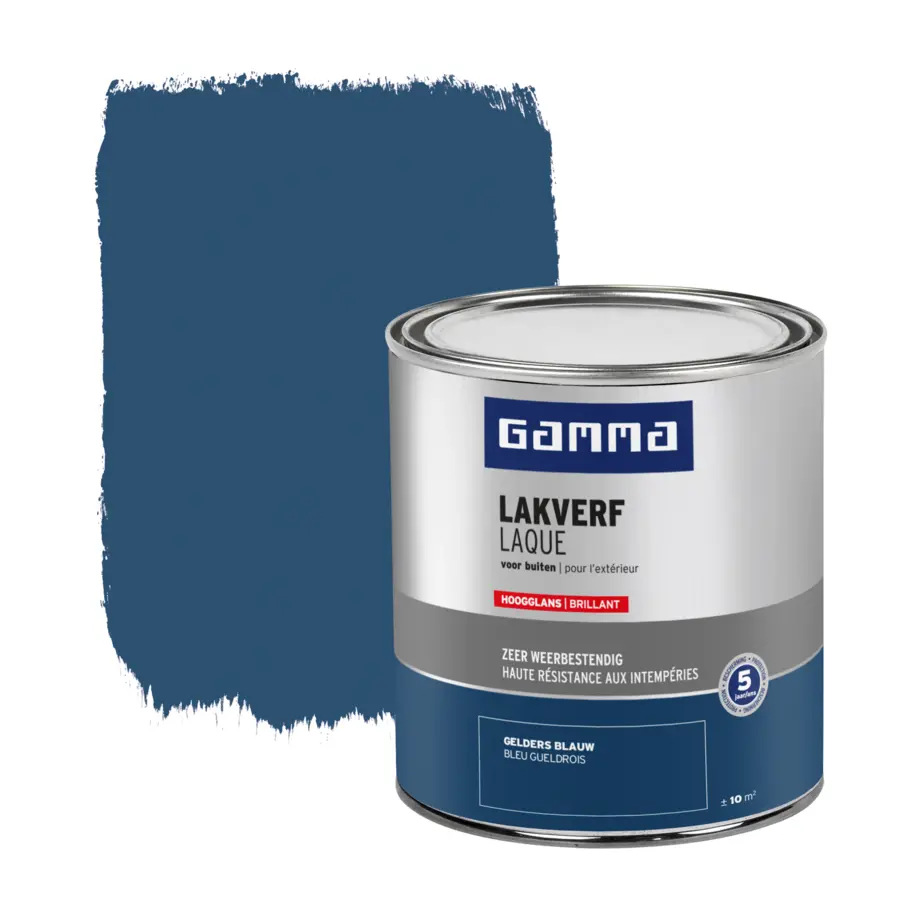GAMMA buitenlak hoogglans geldersblauw 750 ml