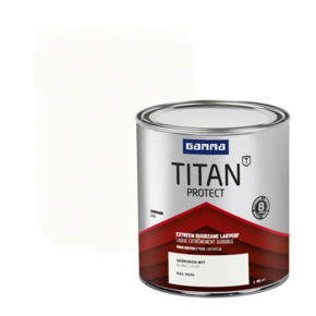 GAMMA Titan buitenlak zijdeglans RAL 9010 gebroken wit 750 ml