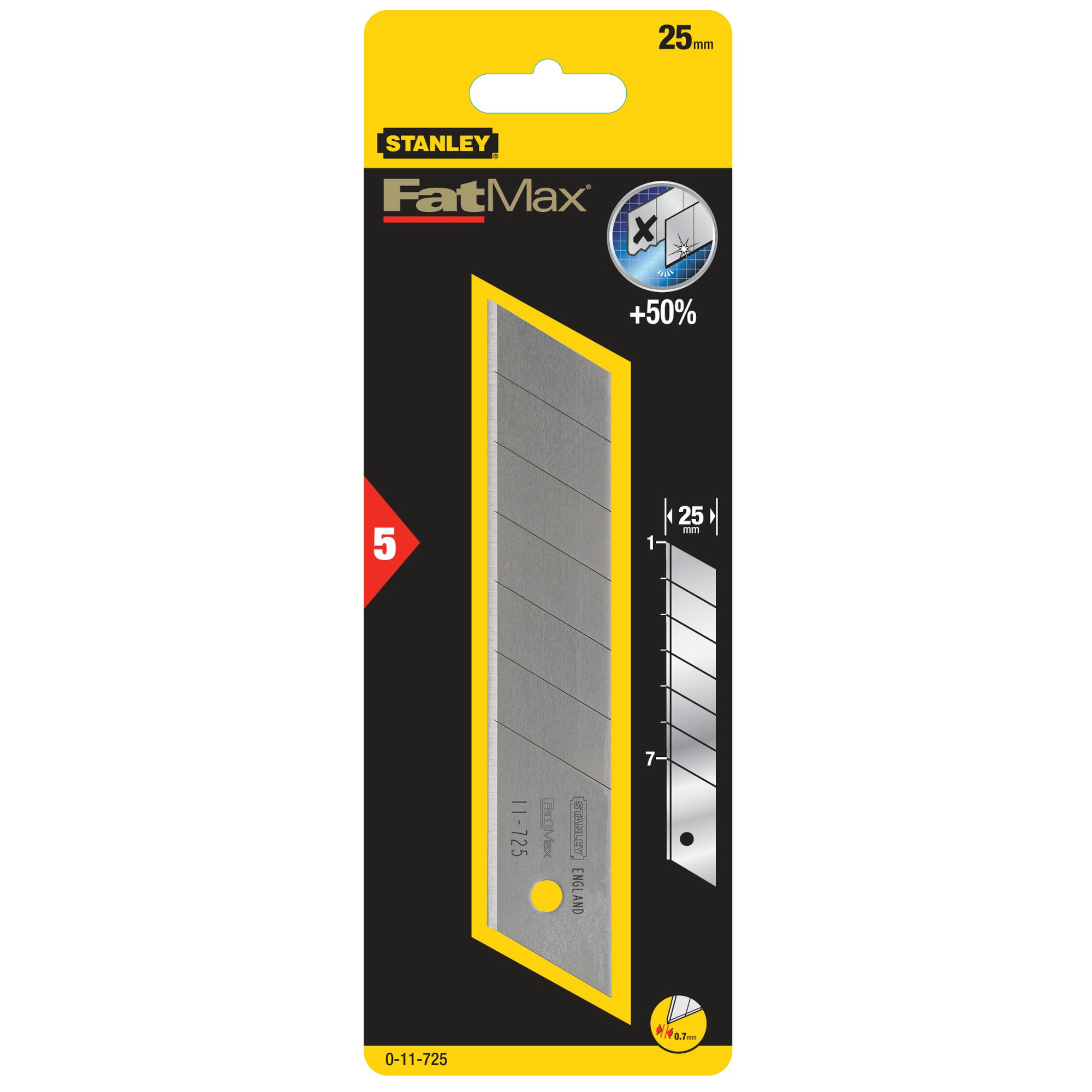 Stanley Fatmax Afbreekmes 25 Mm 5 Stuks stanley kopen in de aanbieding