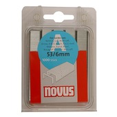 Novus nieten dundraad A53 6 mm 1000 stuks