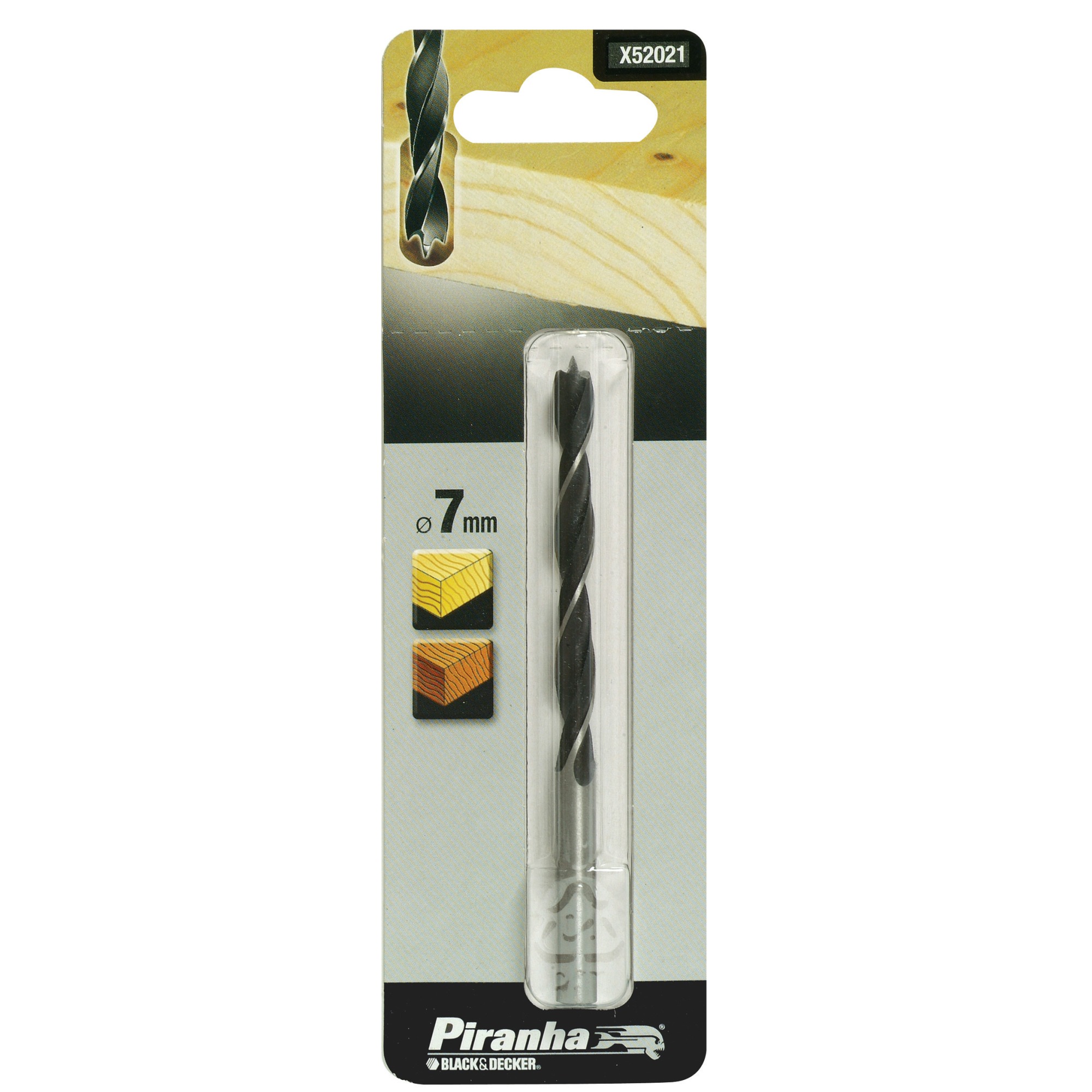 Piranha Houtspiraalboor 7 Mm X52021 piranha kopen in de aanbieding