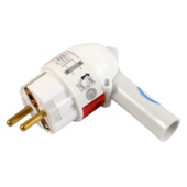 Stekker RA 16 A met Hendel Wit