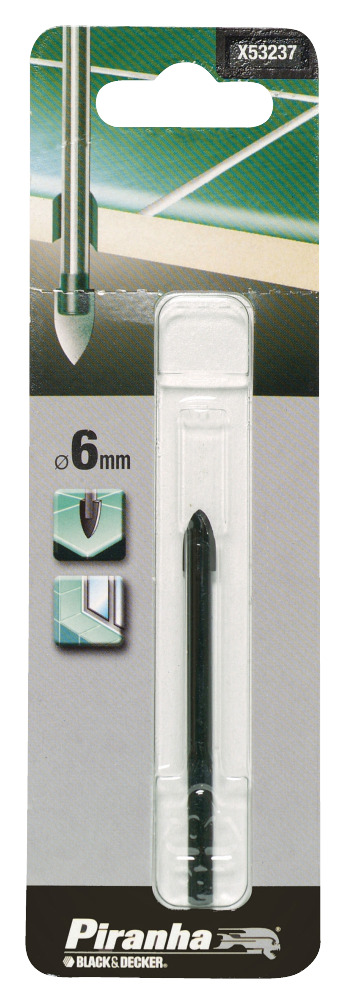 Piranha Hi Tech Tegel En Glasboor 6 Mm X53237 piranha kopen in de aanbieding