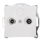 GAMMA Ventoux Stopcontact Coax Wit