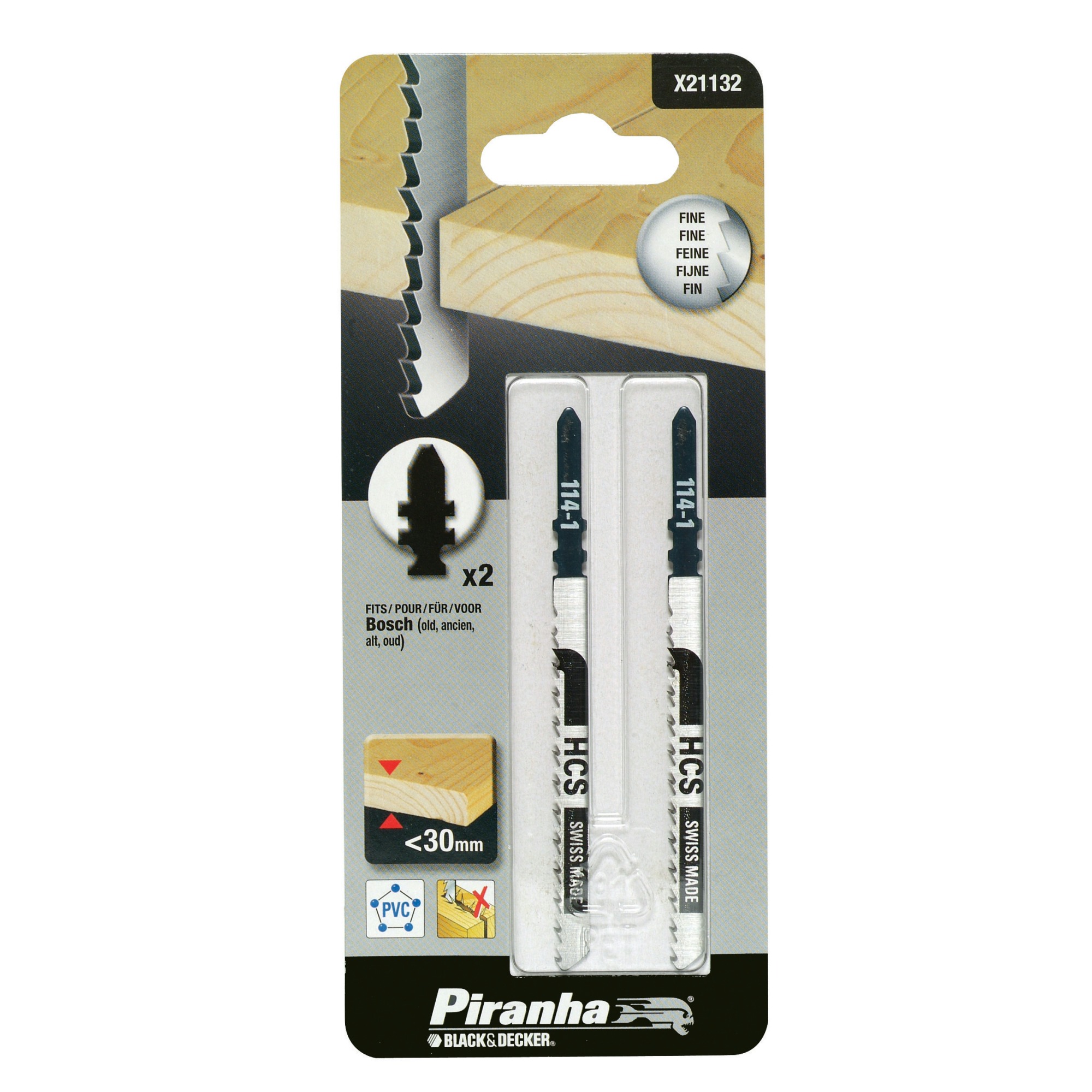 Piranha Decoupeerzaagblad Metaal Ten Behoeve Van Oude Bosch Schacht 30 Mm X21132 piranha kopen in de aanbieding