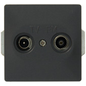 GAMMA Everest Stopcontact Universeel Coax Antraciet