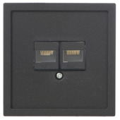 GAMMA Denali Stopcontact UTP Mat Zwart